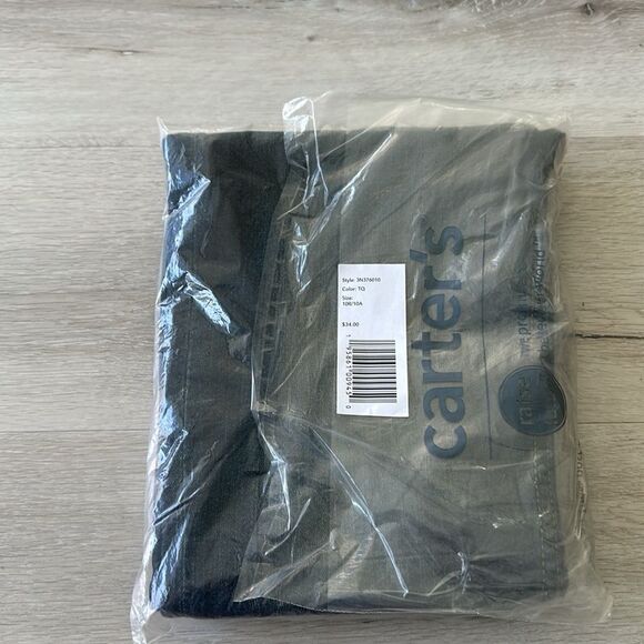 Carters OshKosh Kid Straight-Leg Jeans Dark Wash 10R NWT IN PACKAGE - Picture 6 of 8